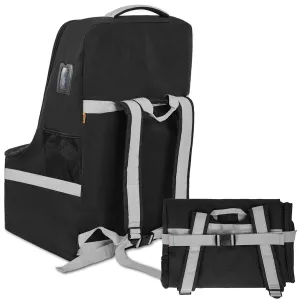 Car Seat Travel Bag Heavy Duty Car Seat Bag for Airplane Gate Check Car Seat Backpack with Shoulder Strap