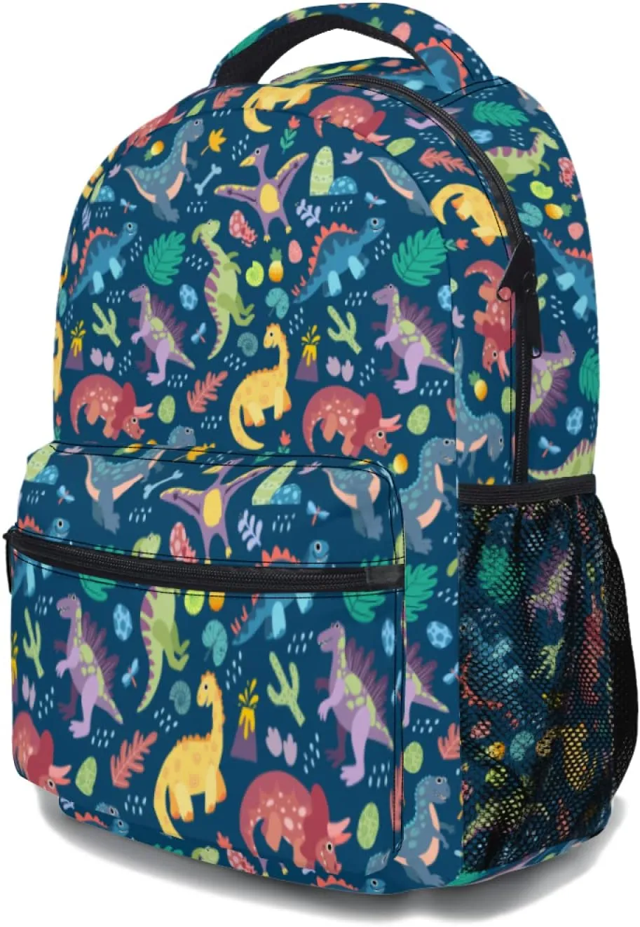 Cartoon Dinosaur Backpack Cute Animal Toddler School Bookbag Travel Camping Shoulder Bag Casual Daypack for Students Teen Girls Boys