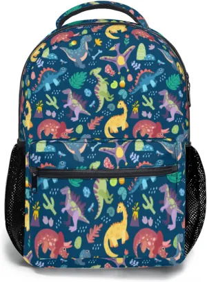 Cartoon Dinosaur Backpack Cute Animal Toddler School Bookbag Travel Camping Shoulder Bag Casual Daypack for Students Teen Girls Boys