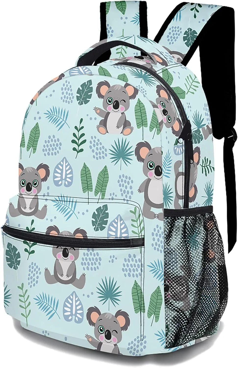 Cartoon Koala Backpack, Casual Lightweight Laptop Bag, Classic Shoulders Backpack Cool Daypack with Multiple Pockets (Cartoon Koala)