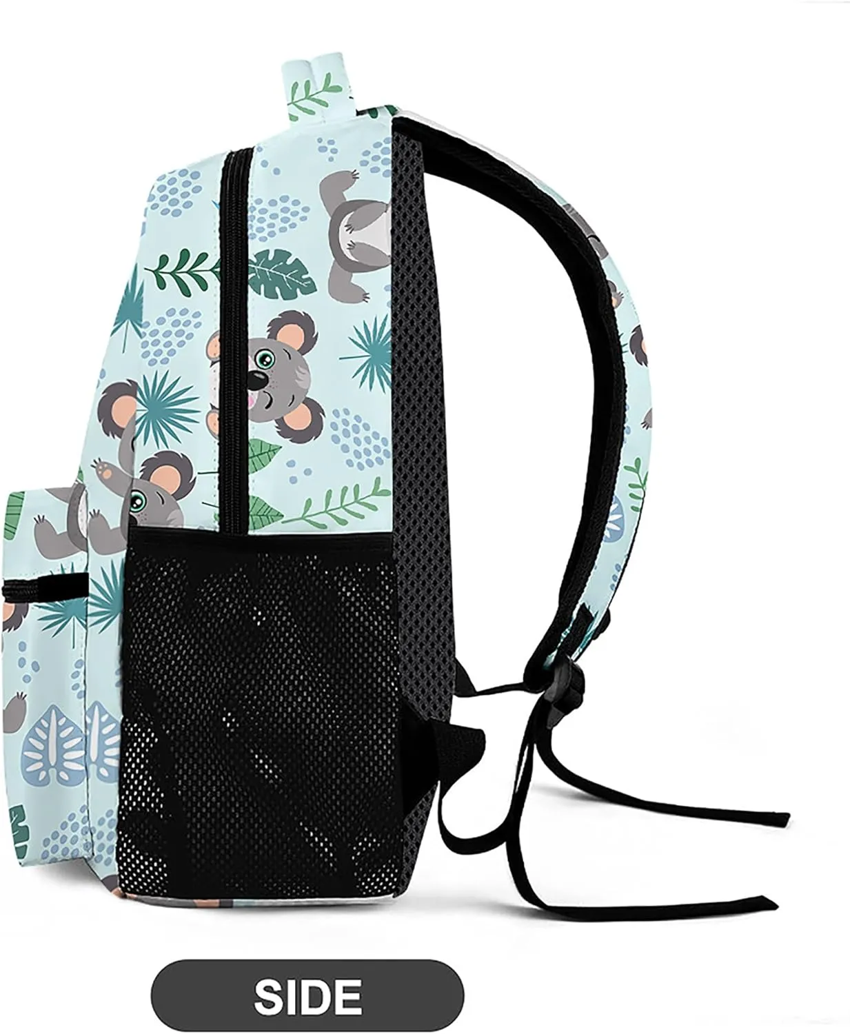 Cartoon Koala Backpack, Casual Lightweight Laptop Bag, Classic Shoulders Backpack Cool Daypack with Multiple Pockets (Cartoon Koala)
