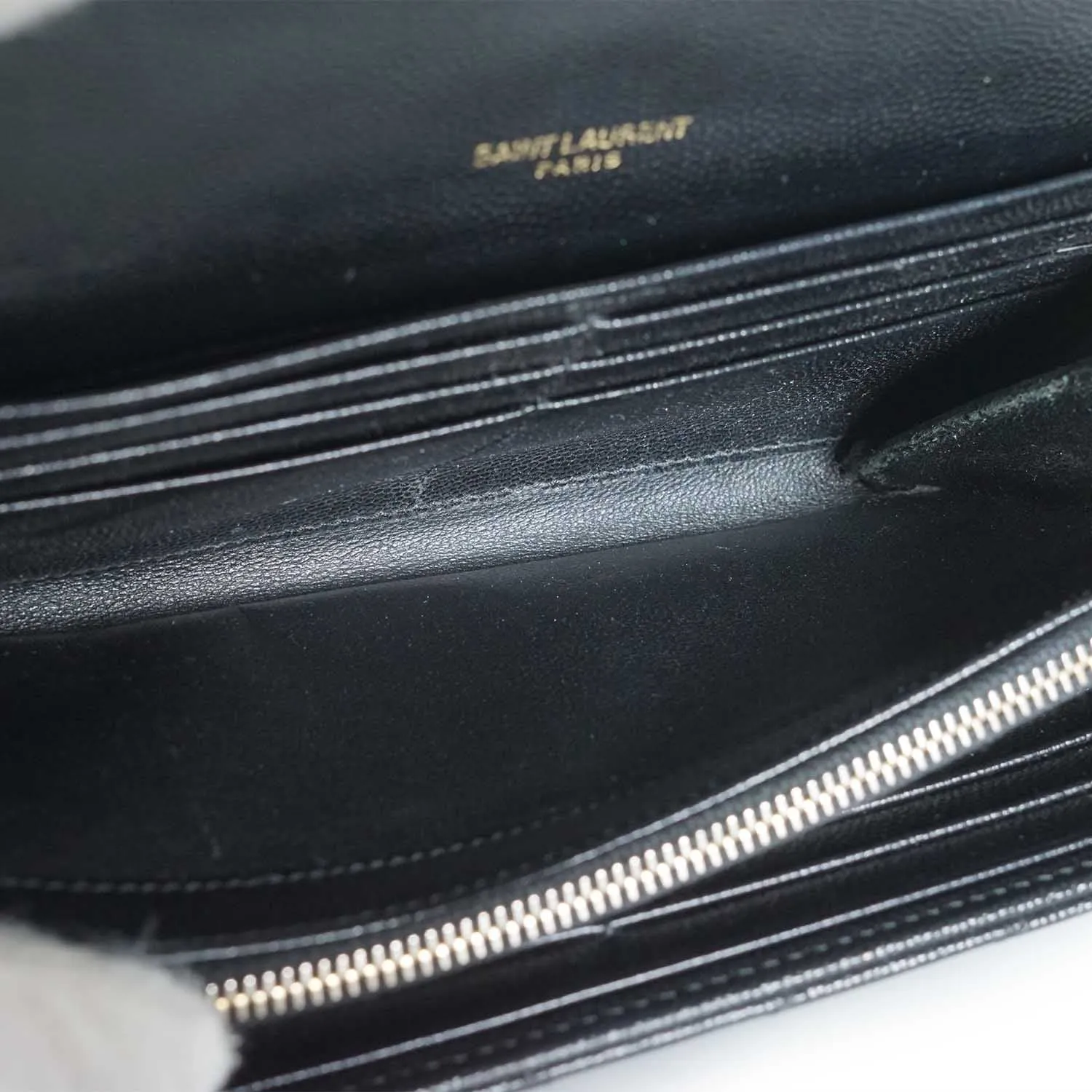Cassandra Caviar Skin Long Wallet