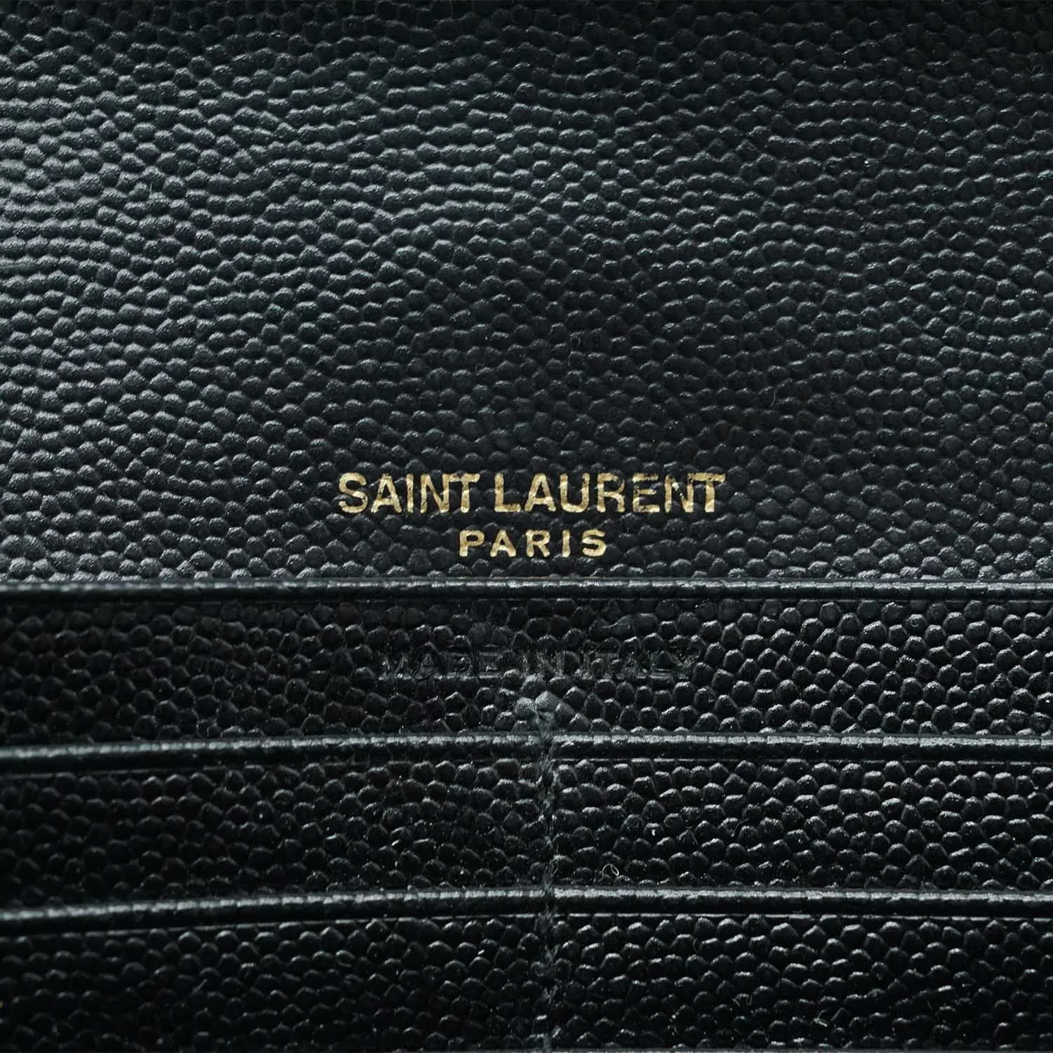 Cassandra Caviar Skin Long Wallet