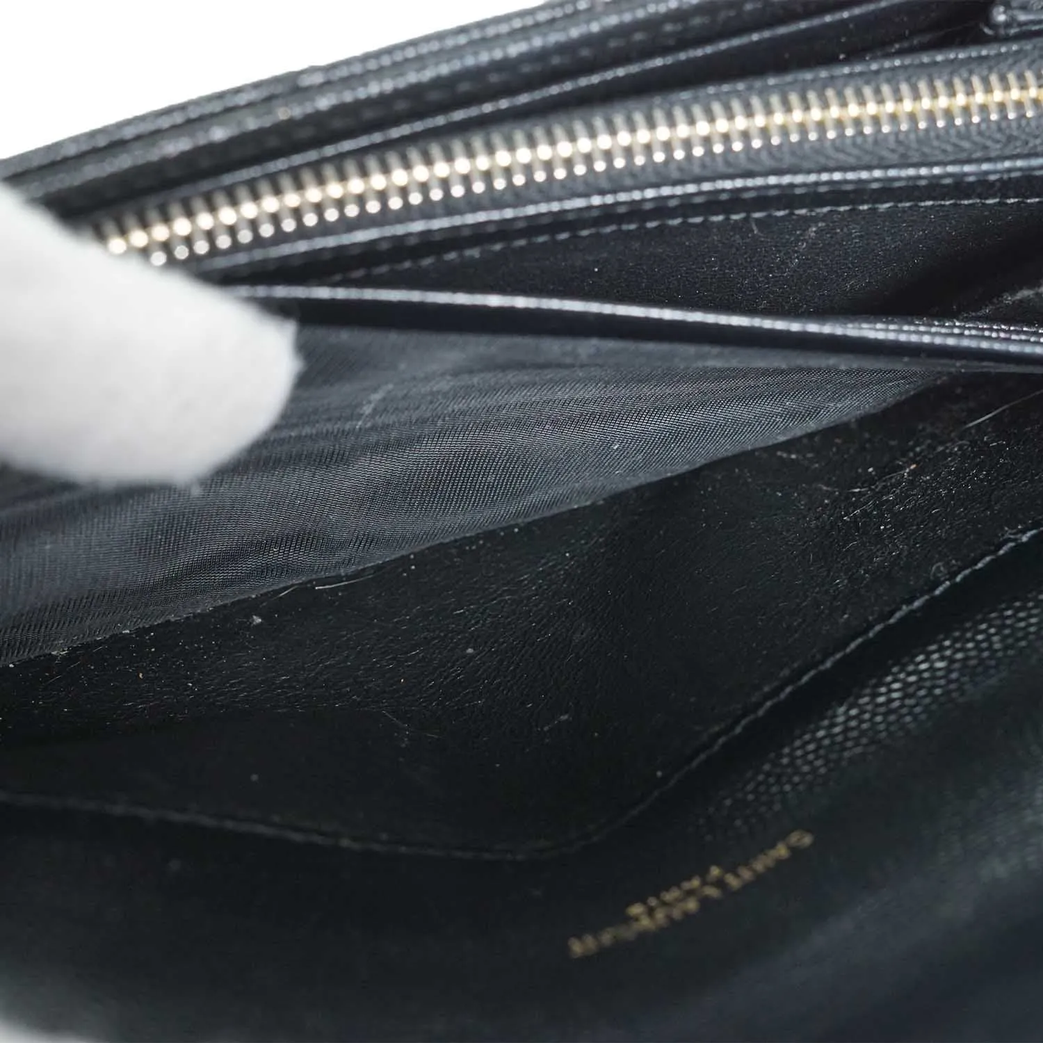 Cassandra Caviar Skin Long Wallet