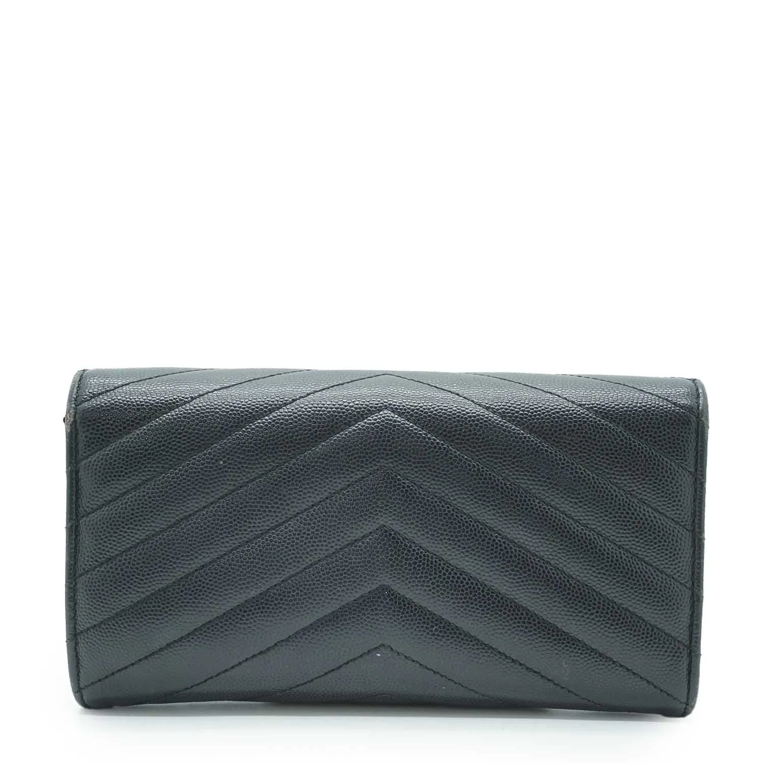 Cassandra Caviar Skin Long Wallet