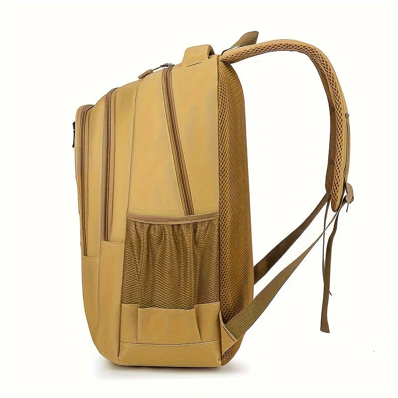 Casual Backpack | High-Capacity Camo & Solid Color Options