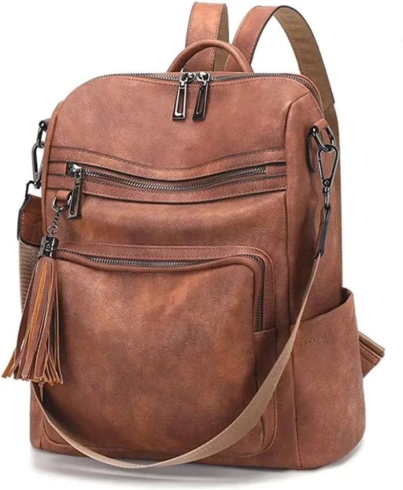 Casual Women's Backpack Travel Large Capacity Waterproof Backpack Retro British Women's Bag