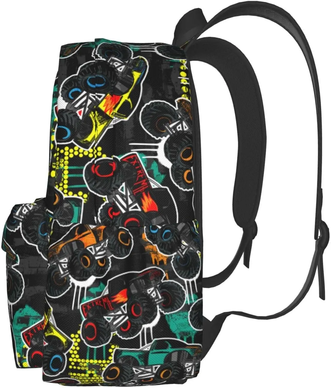 Catoon Truck Car Multipurpose School Bag Bookbag for Teenage Boys Girls Daily Backpack
