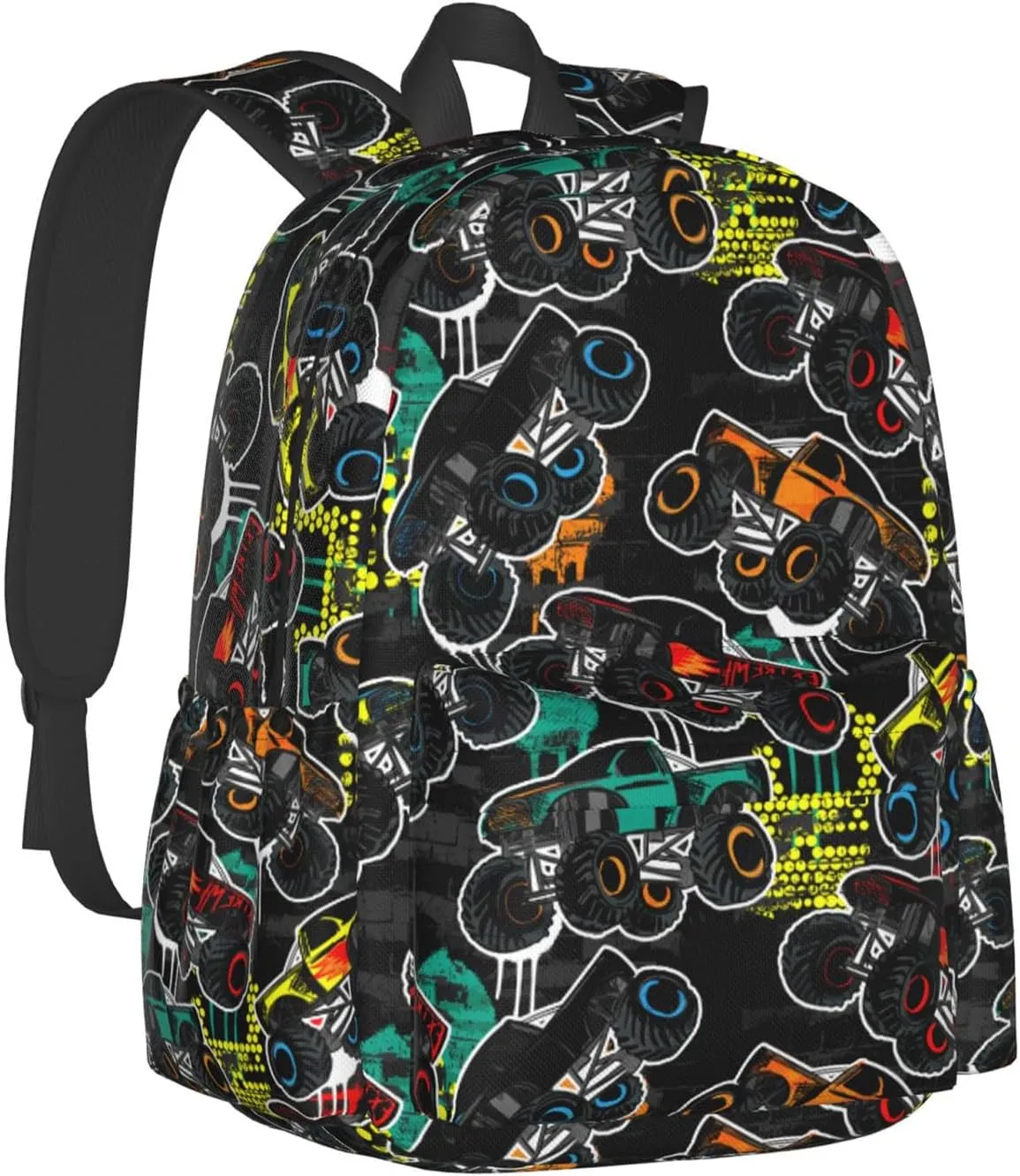 Catoon Truck Car Multipurpose School Bag Bookbag for Teenage Boys Girls Daily Backpack