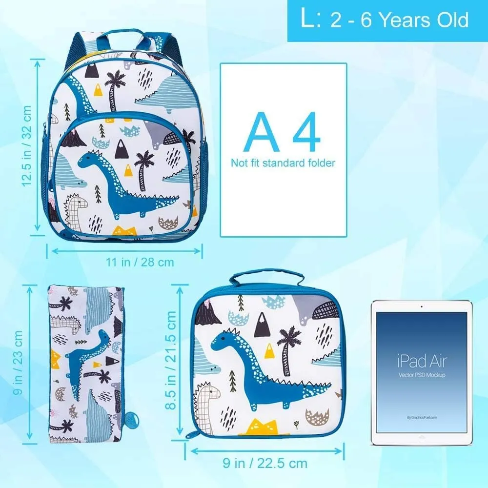 CCJPX Toddler Backpack for Boys Girls, 12.5” Dinosaur Unicorn Preschool Bookbag Kindergarten Cute School Bag