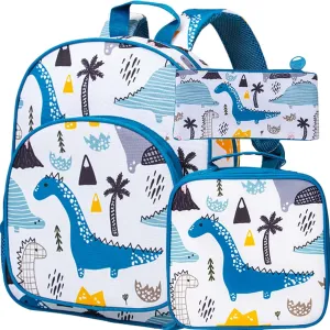 CCJPX Toddler Backpack for Boys Girls, 12.5” Dinosaur Unicorn Preschool Bookbag Kindergarten Cute School Bag