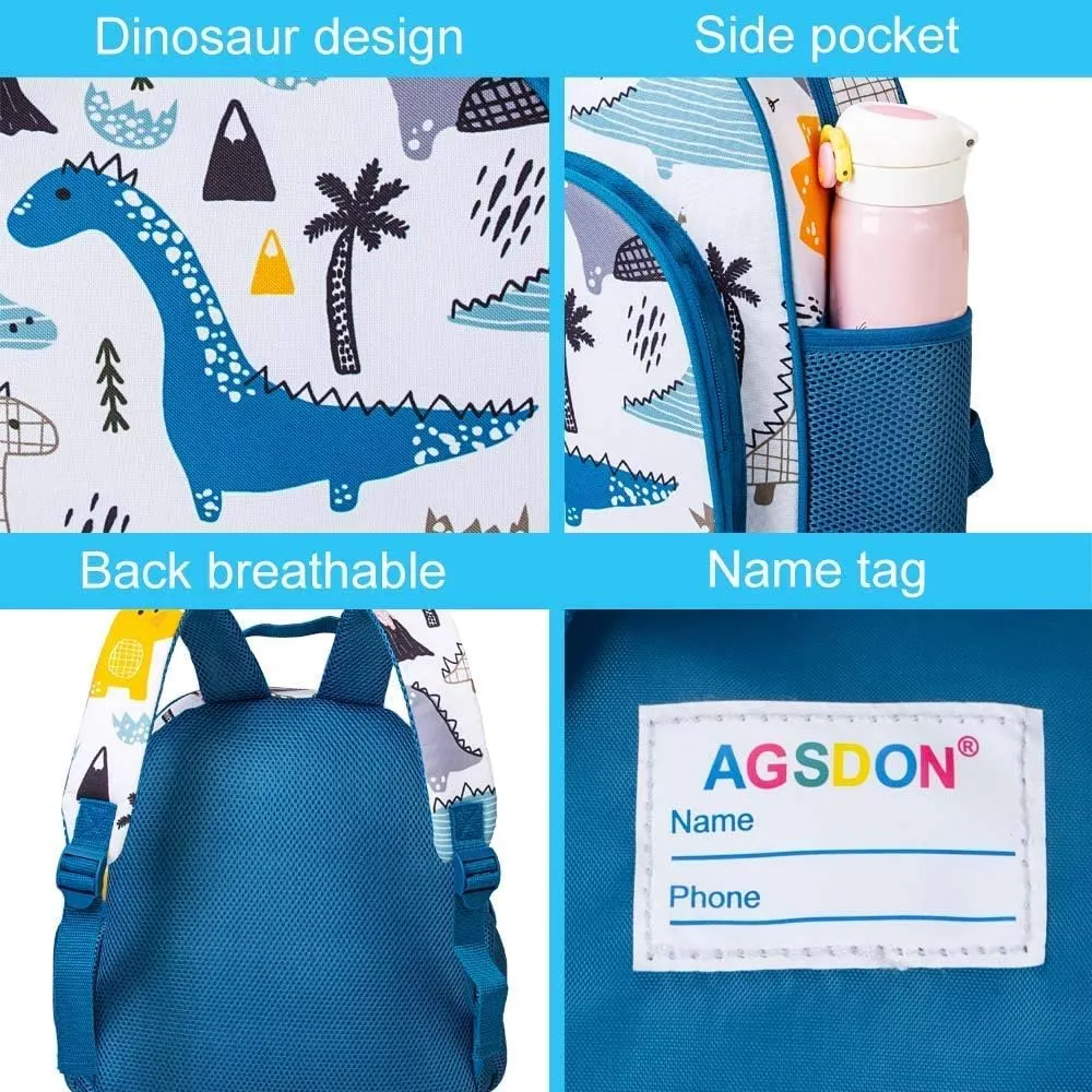 CCJPX Toddler Backpack for Boys Girls, 12.5” Dinosaur Unicorn Preschool Bookbag Kindergarten Cute School Bag