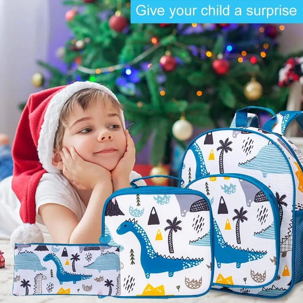 CCJPX Toddler Backpack for Boys Girls, 12.5” Dinosaur Unicorn Preschool Bookbag Kindergarten Cute School Bag