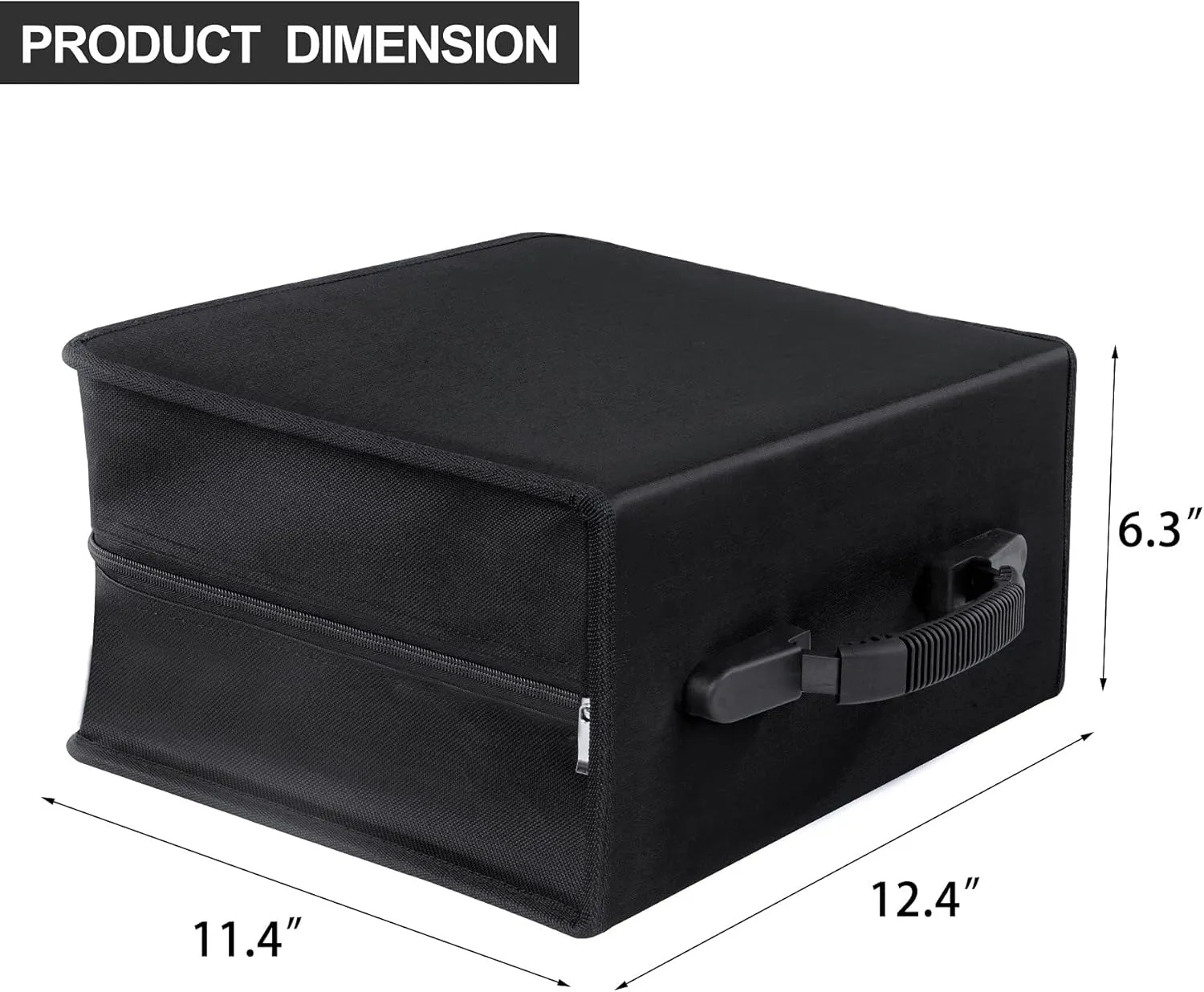 CD/DVD Binder, CD DVD Case Holder Binder 400 Capacity CD/DVD Wallet Storage Booklet Album Box (White Binder, Black)