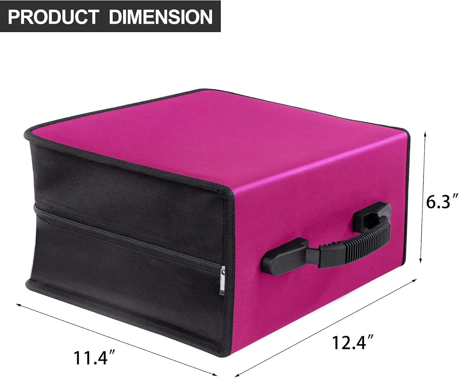 CD/DVD Binder, CD DVD Case Holder Binder 400 Capacity CD/DVD Wallet Storage Booklet Album Box (White Binder, Rose)