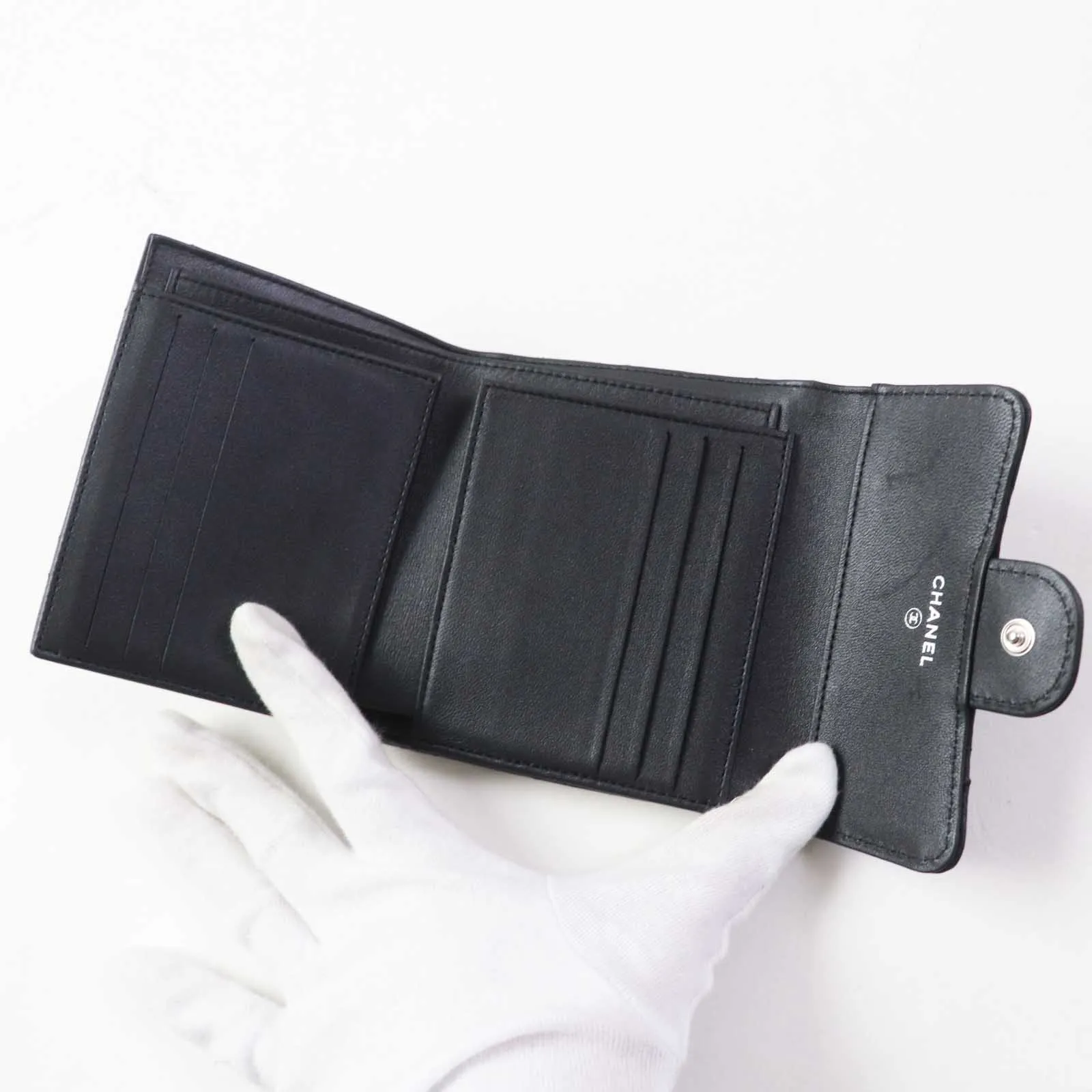 Chanel Timeless Classic Small Wallet Black
