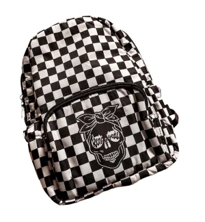 Checkered Basic Backpack