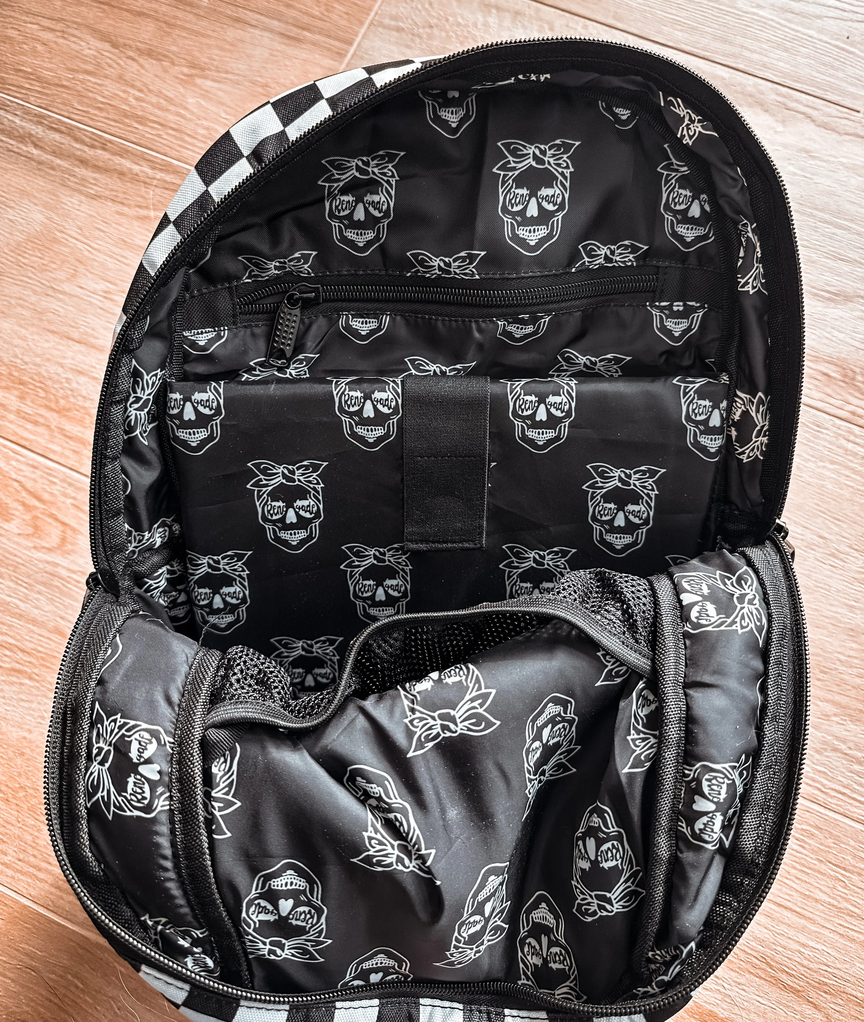 Checkered Basic Backpack