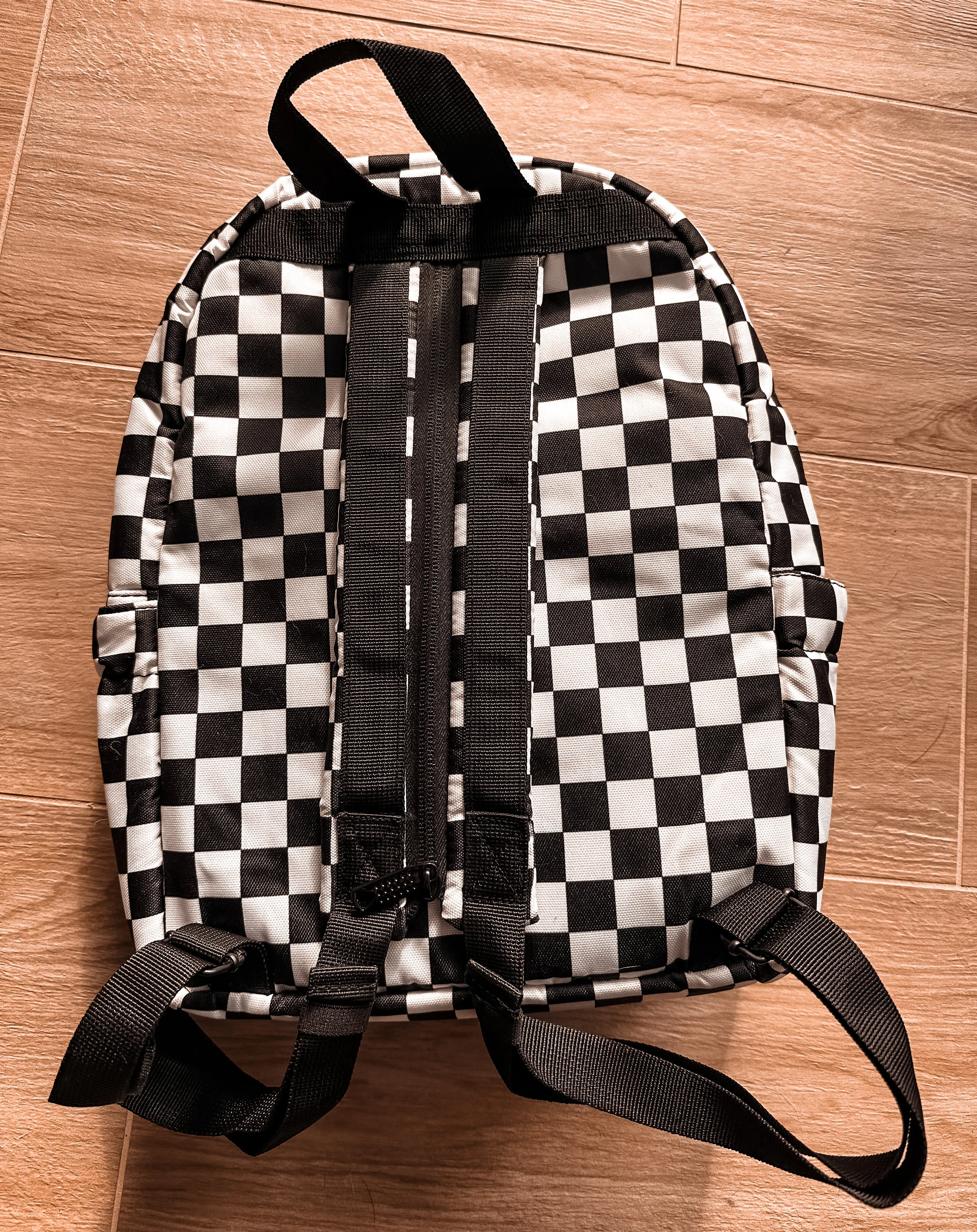 Checkered Basic Backpack