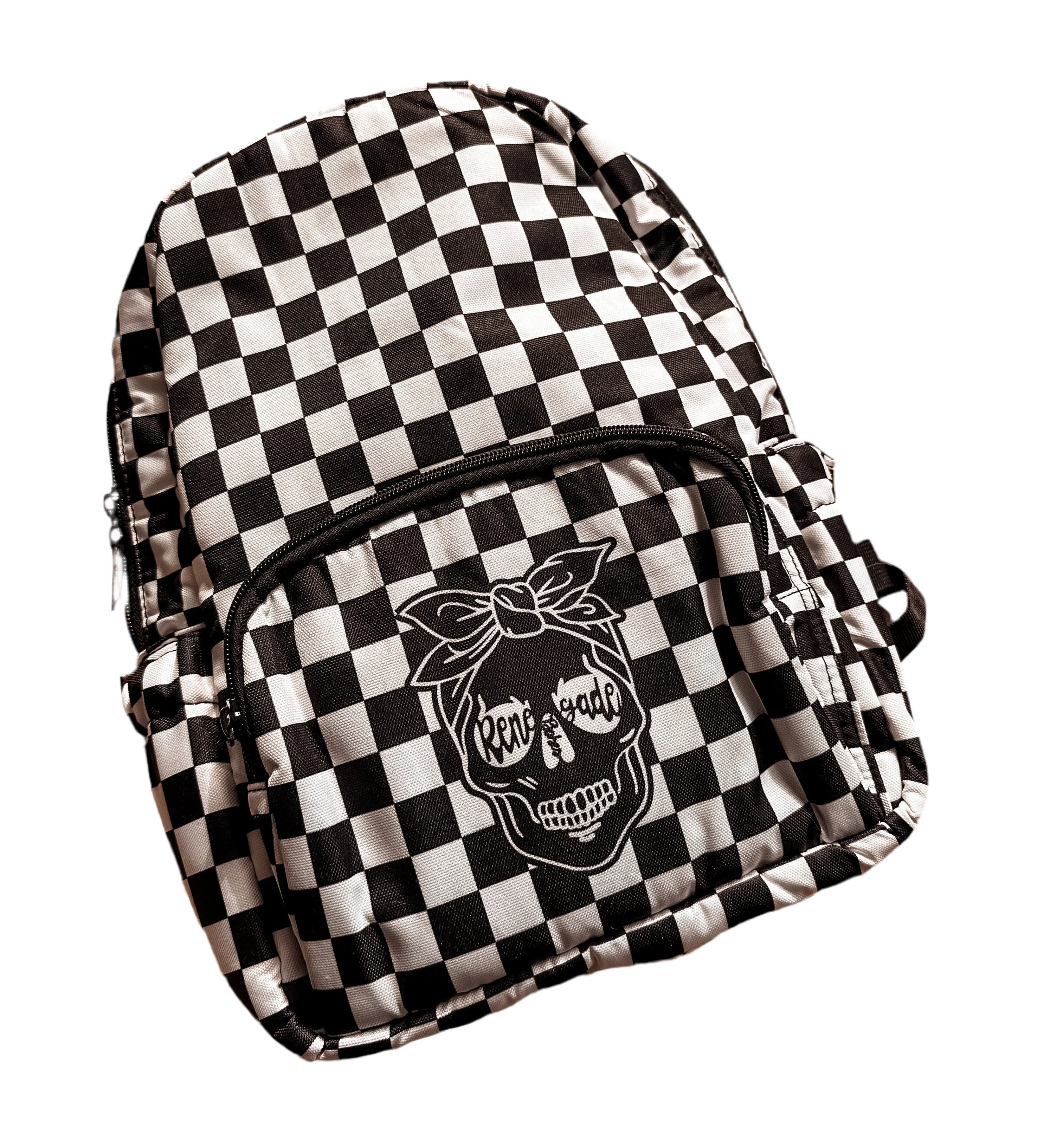 Checkered Basic Backpack