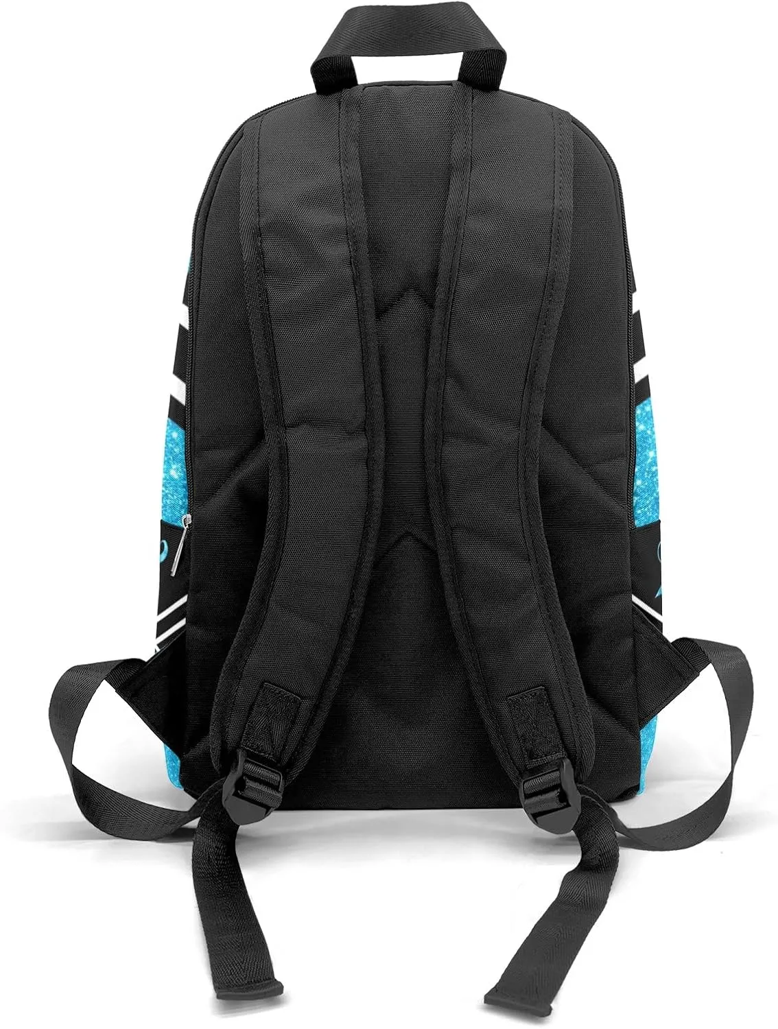 Cheerleader Sky Blue Personalized Backpack for Teen Custom Travel Backpack for Boys Girs Bookbag Casual Bag Name Gift, Design 14, EU5566SS