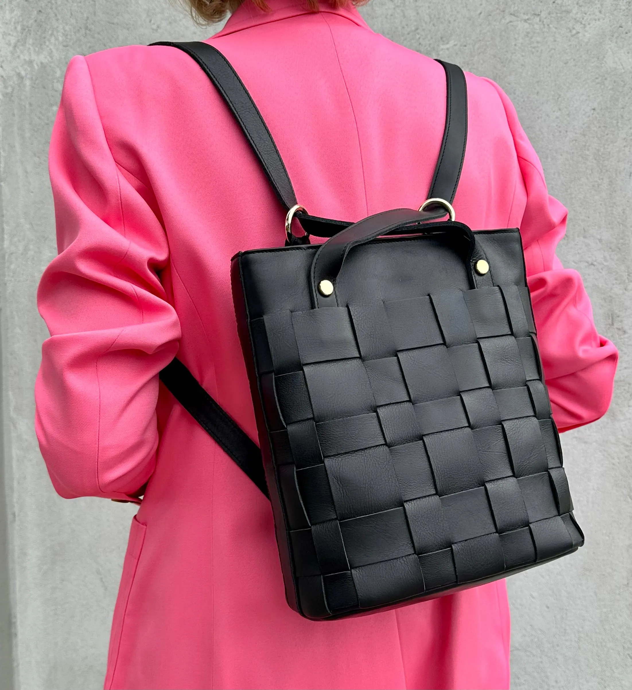 Chelsea Backpack Tote Bag - Tobacco