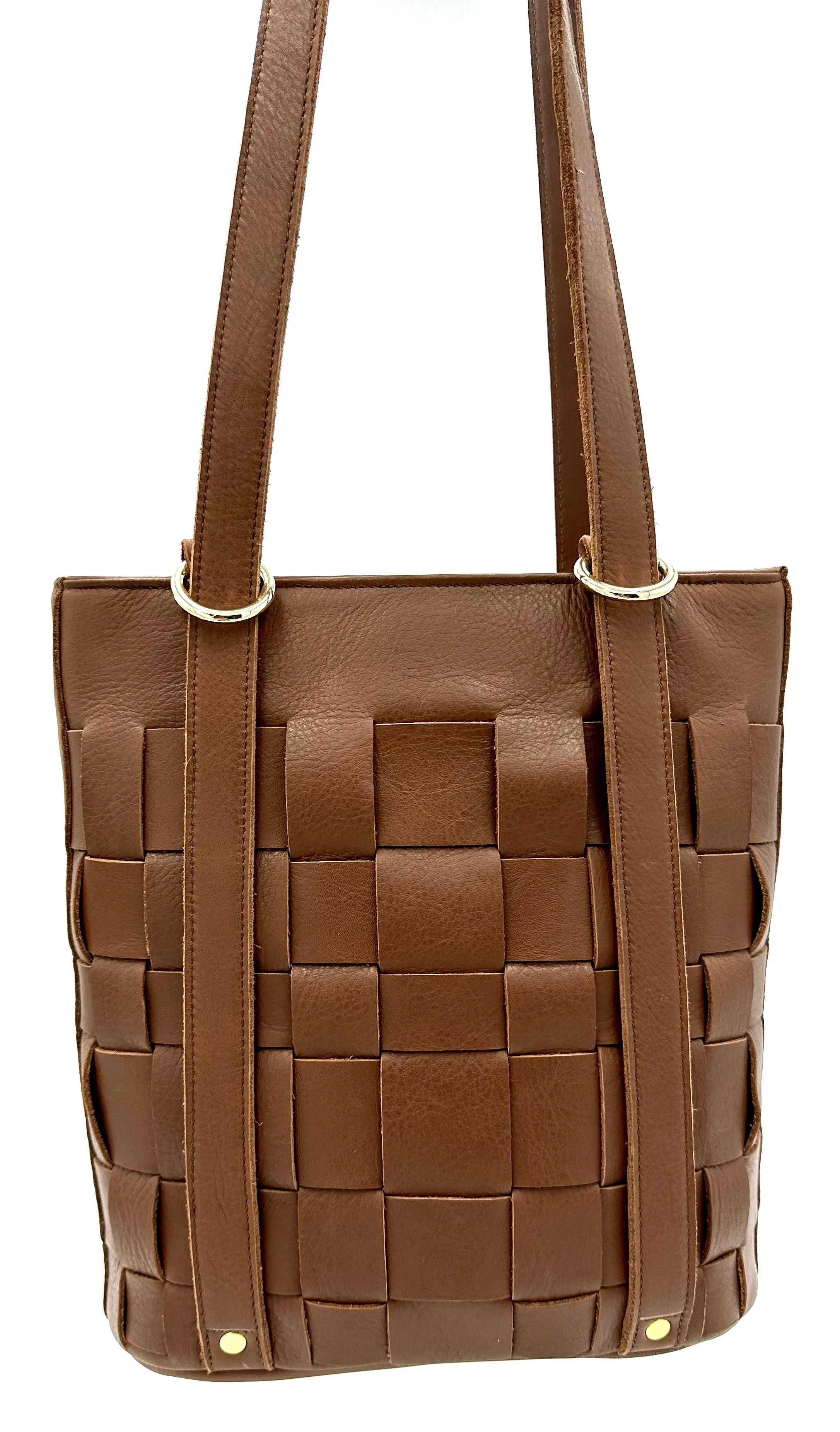 Chelsea Backpack Tote Bag - Tobacco