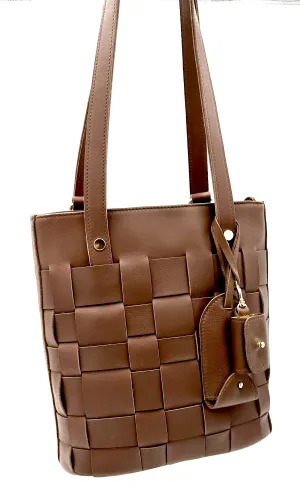 Chelsea Backpack Tote Bag - Tobacco