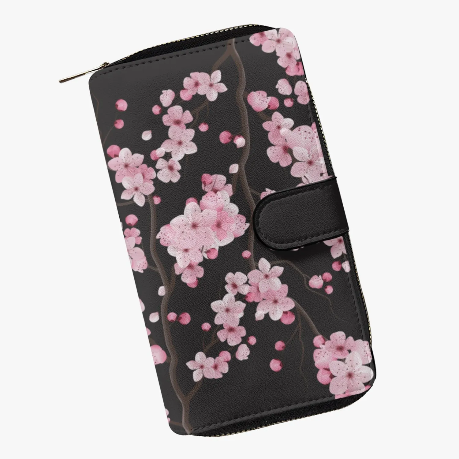 Cherry Blossoms-Leather Wallet
