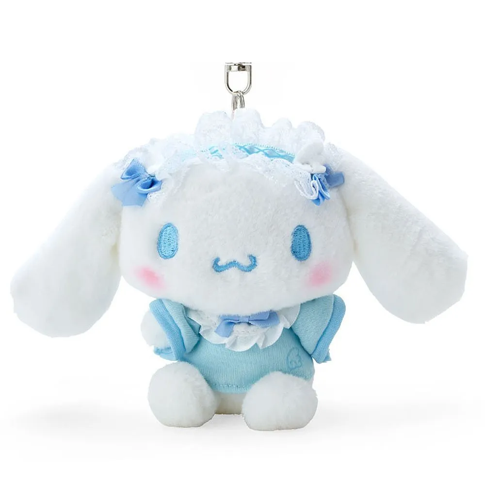 Cinnamoroll Plush Mascot Keychain :Blue Angel