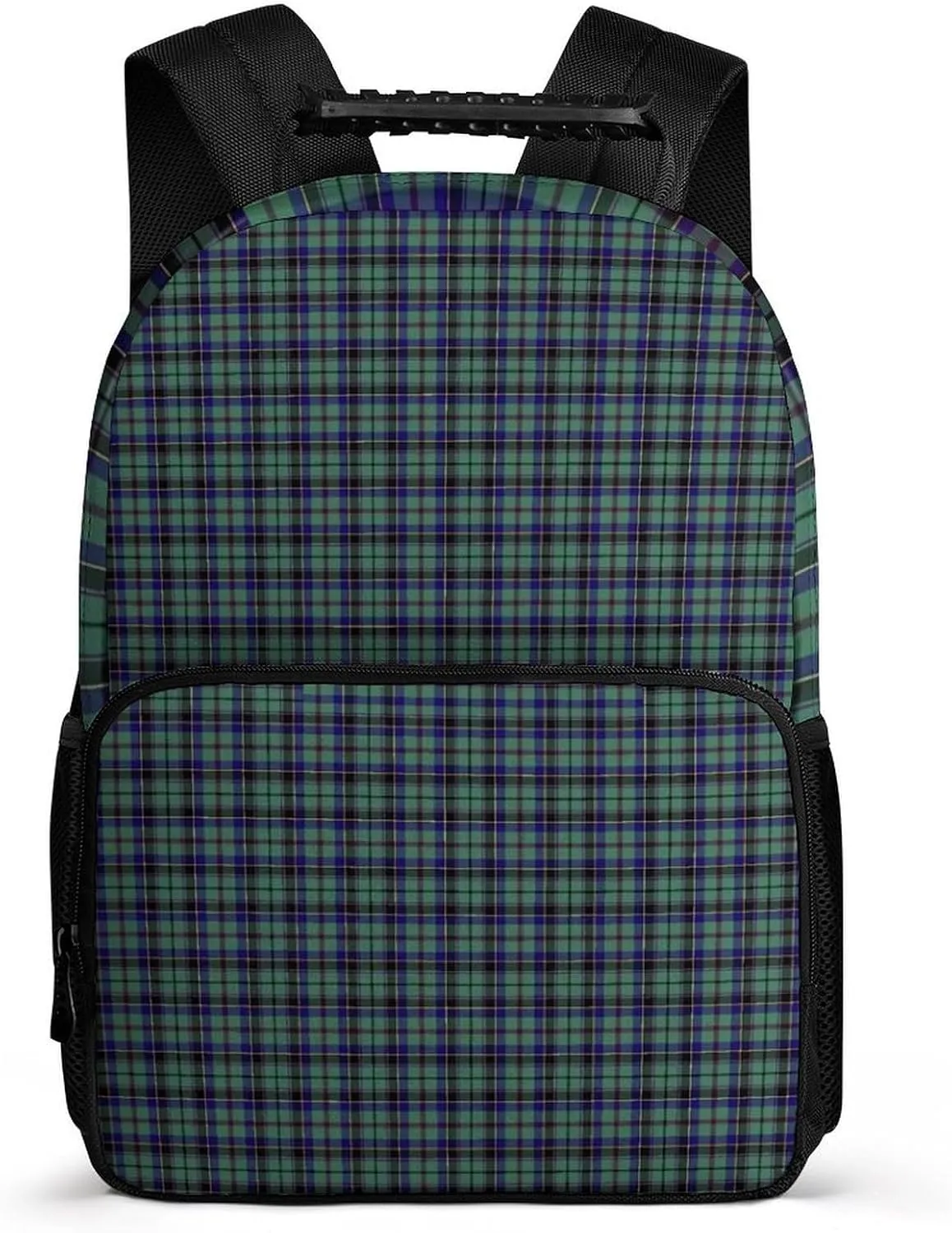 Clan Stevenson Tartan Large Capacity Fully Printed Backpack Unisex 16 Inches