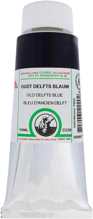 Classic Oil Color - Old Holland Delft Blue, 125 ml tube