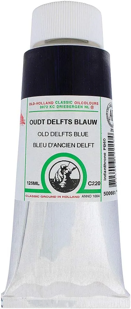 Classic Oil Color - Old Holland Delft Blue, 125 ml tube