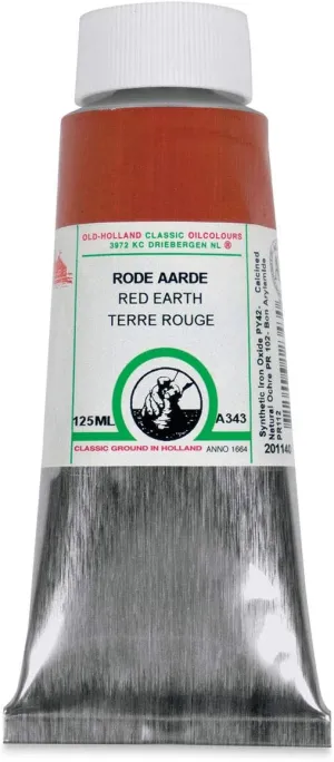 Classic Oil Colors - Red Earth, 125 ml tube