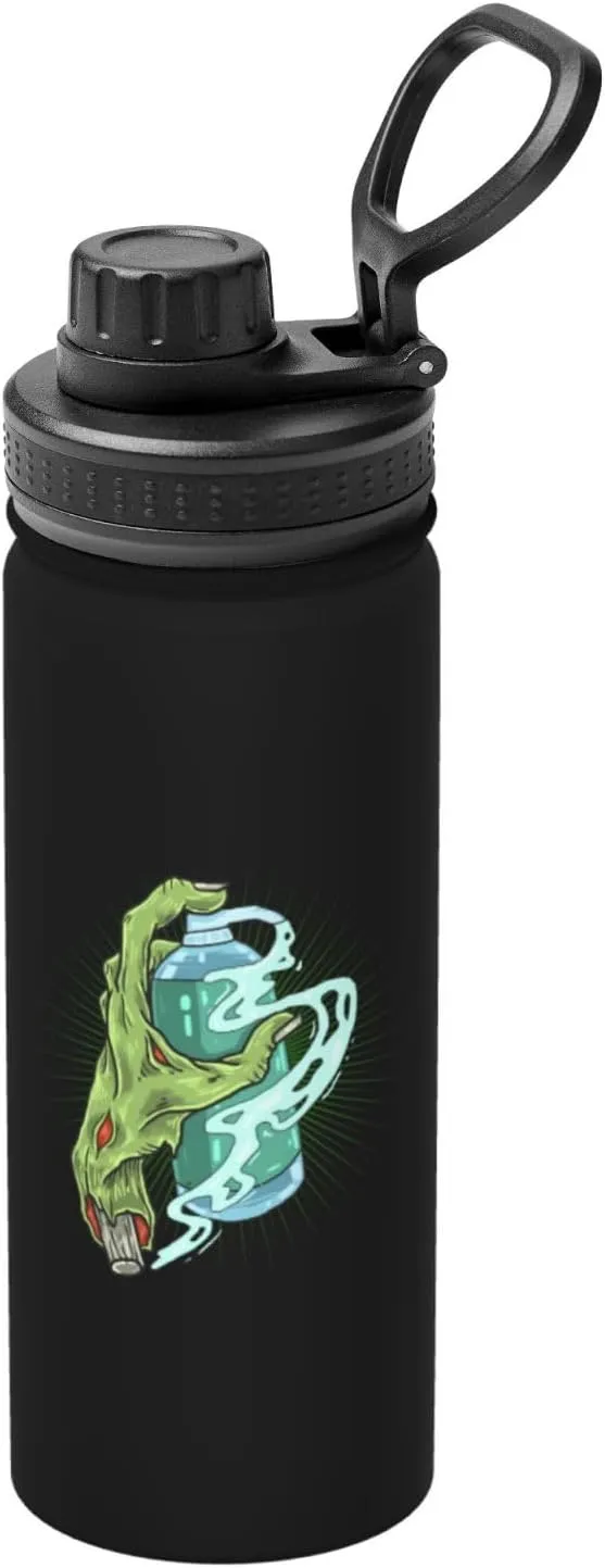 Cleaner Zombie Hands Water Bottle 18OZ Stainless Steel Insulated Water Bottles Leak Proof Thermos Sports Water Bottle