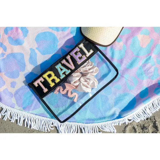 Clear & Waterproof Varsity Pouch