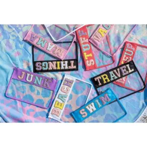 Clear & Waterproof Varsity Pouch