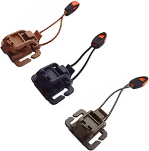 Climbing Camping Hiking Multi-Function Buckle Clip Flashlight Buckle Clip Straps Whistle Lanyard