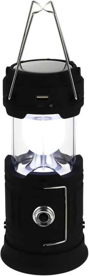 Climbing Lamp Solar Portable Camping Light Waterproof Tent Lamp for Outdoor Activities Random Style