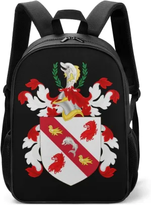 Coat of Arms of Benjamin Franklin Travel Backpack for Men Women Water Resistant Luggage Daypack Business Weekender Bag