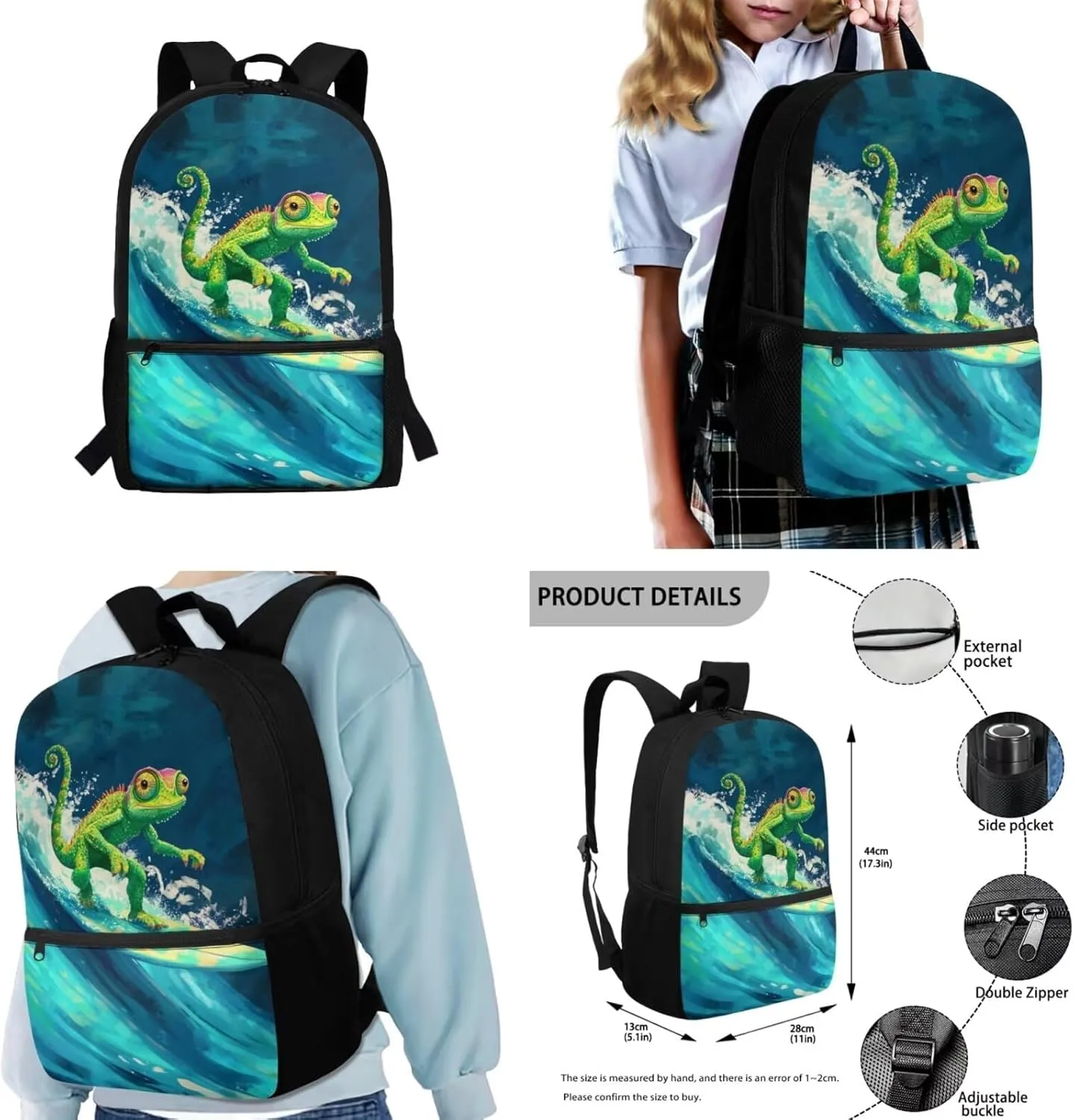COEQINE Boys Bookbag with Lunch Box Age 7 Preschool Kindergarten School Backpack with Water Bottle Holder for Walking Cross Body for Travel Large Pencil Pouch for Birthday