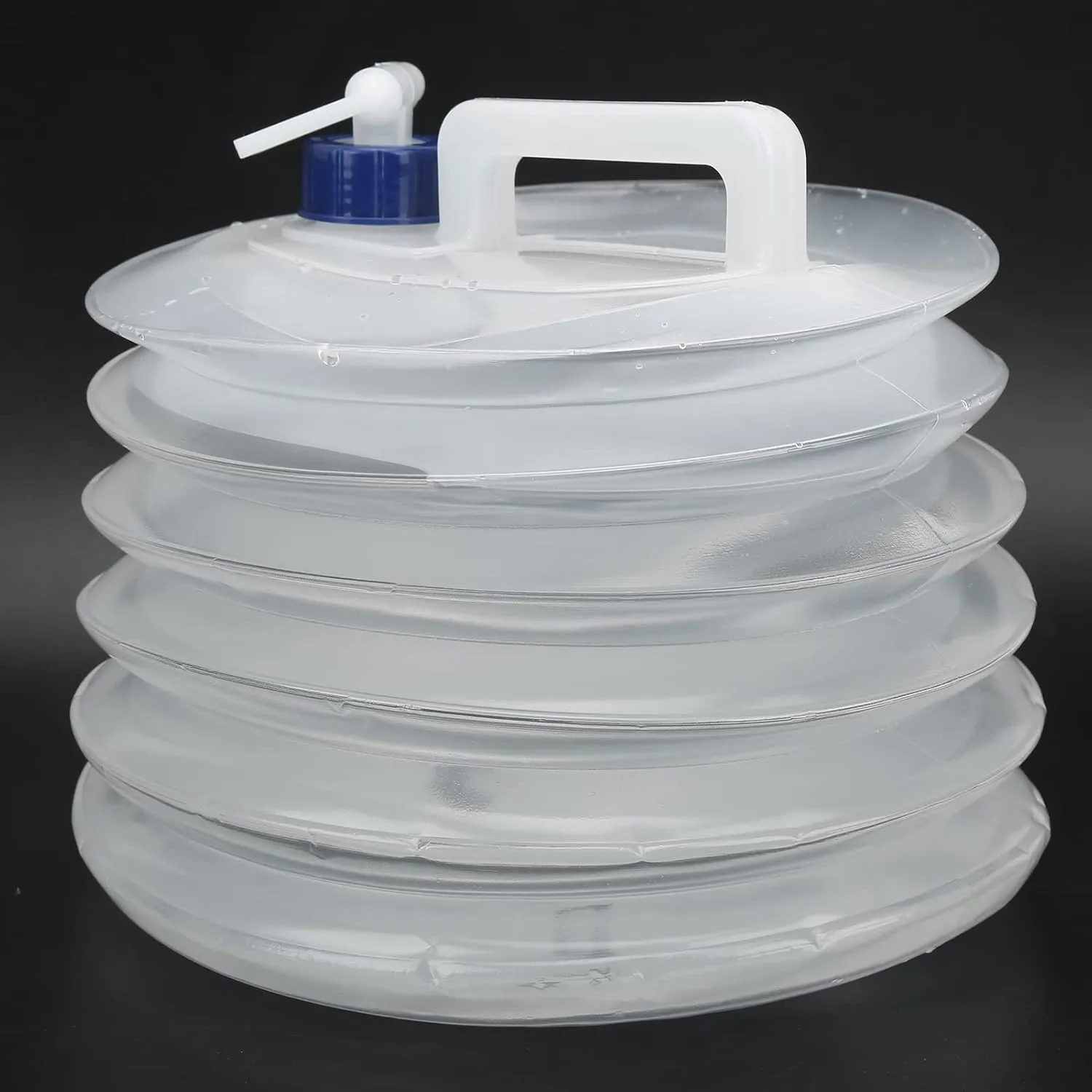 Collapsible Water Container Portable Spigot Jug for Camping Hiking Climbing (8l)