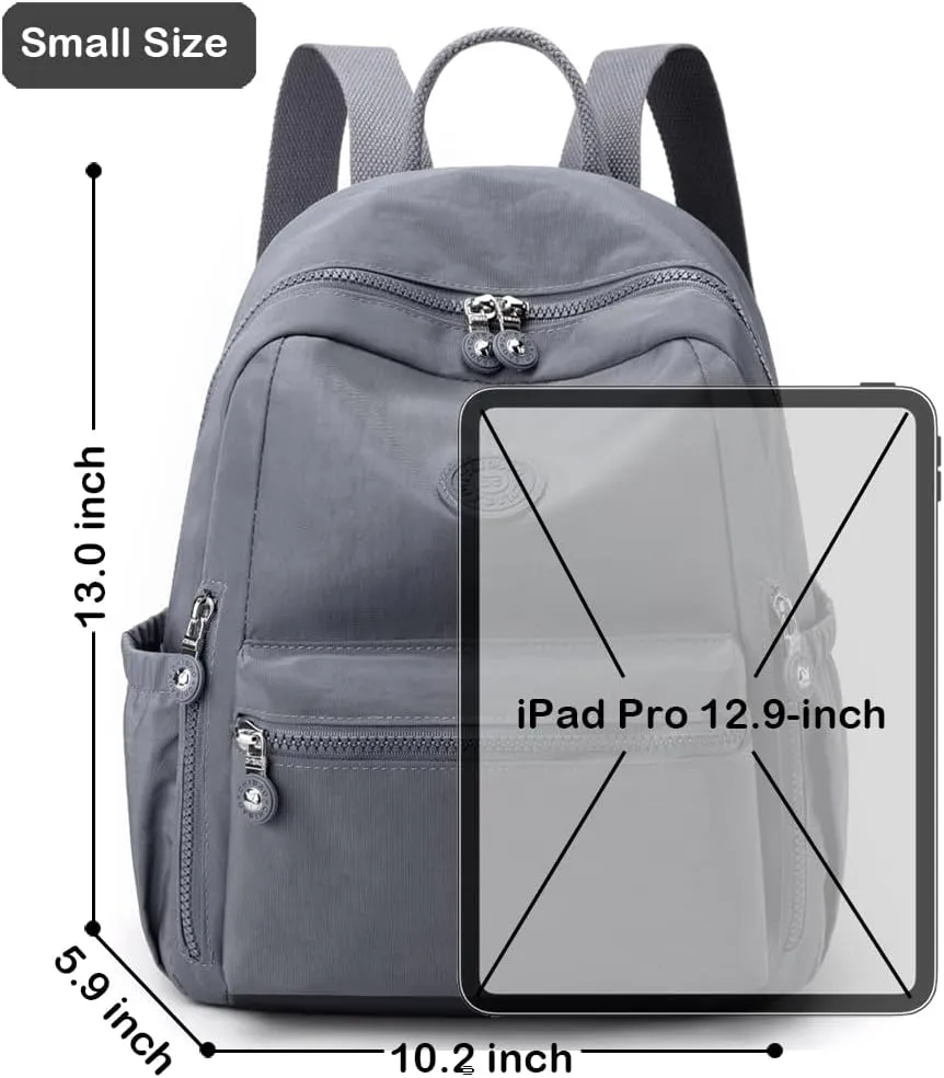 Collsants Backpack Purse for Women Mini Backpack Small Backpack Purse Casual Daypack for Women(grey)