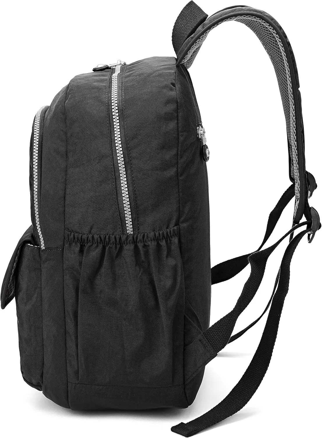 Compact Hiking Nylon Waterproof Laptop Backpack Purse for Women and Men, Small Lightweight Travel Casual Outdoor Dayback