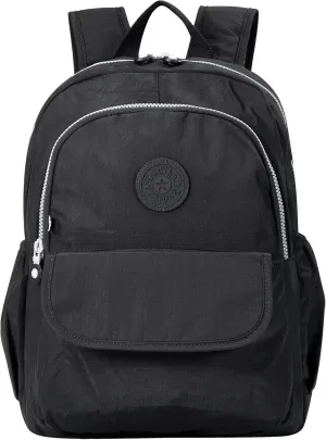 Compact Hiking Nylon Waterproof Laptop Backpack Purse for Women and Men, Small Lightweight Travel Casual Outdoor Dayback