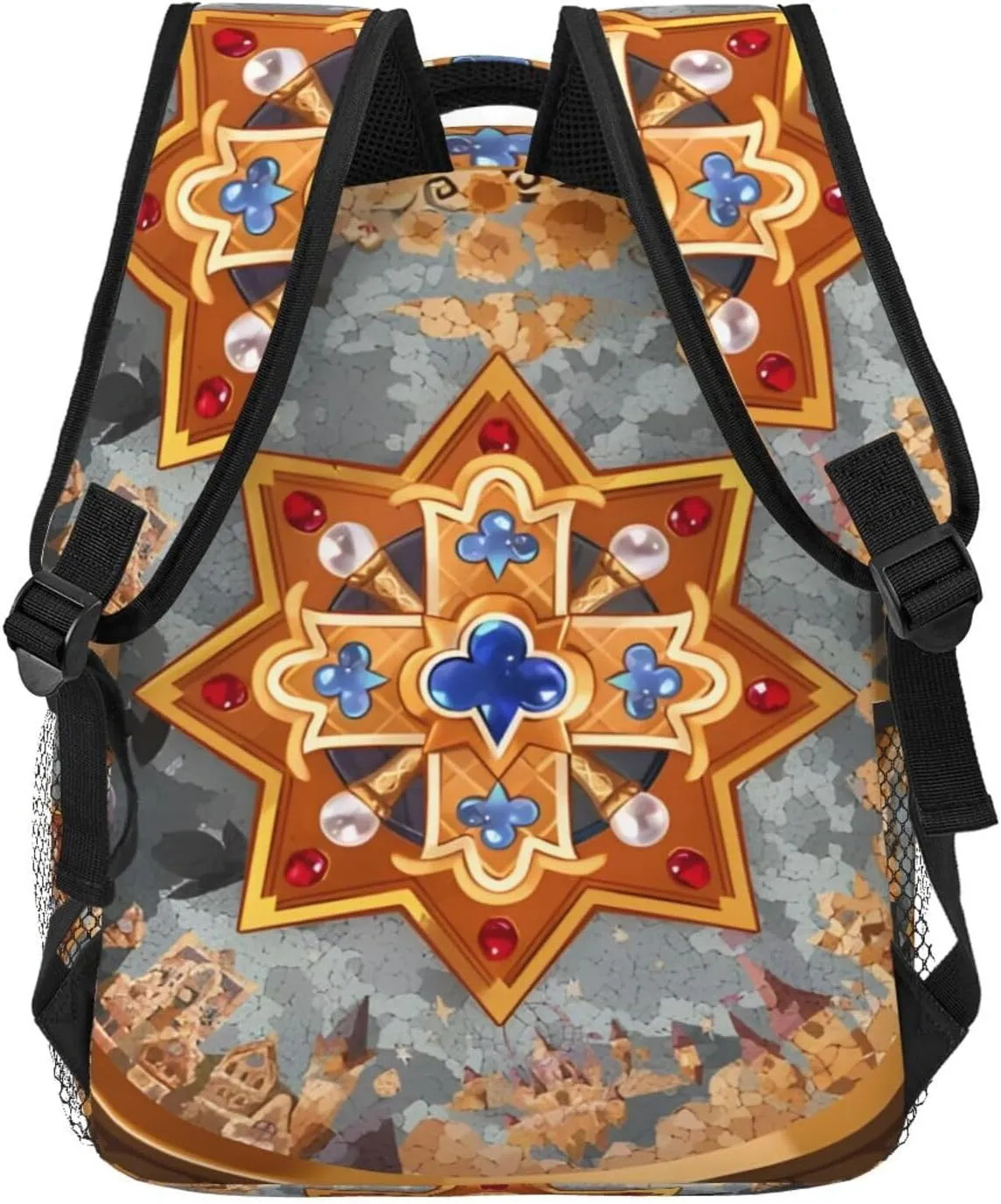 Cookie Run Kingdom Shadow Milk Cookie Fashion Backpack, Travel, School, Computer Bag