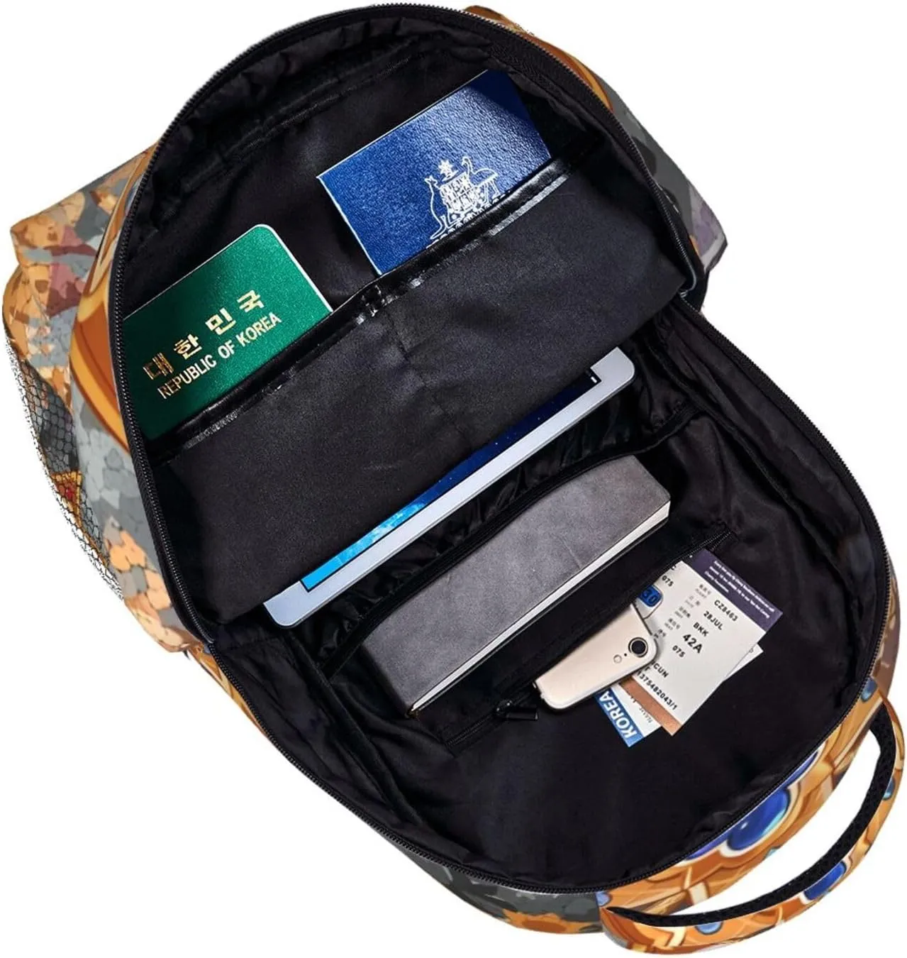 Cookie Run Kingdom Shadow Milk Cookie Fashion Backpack, Travel, School, Computer Bag