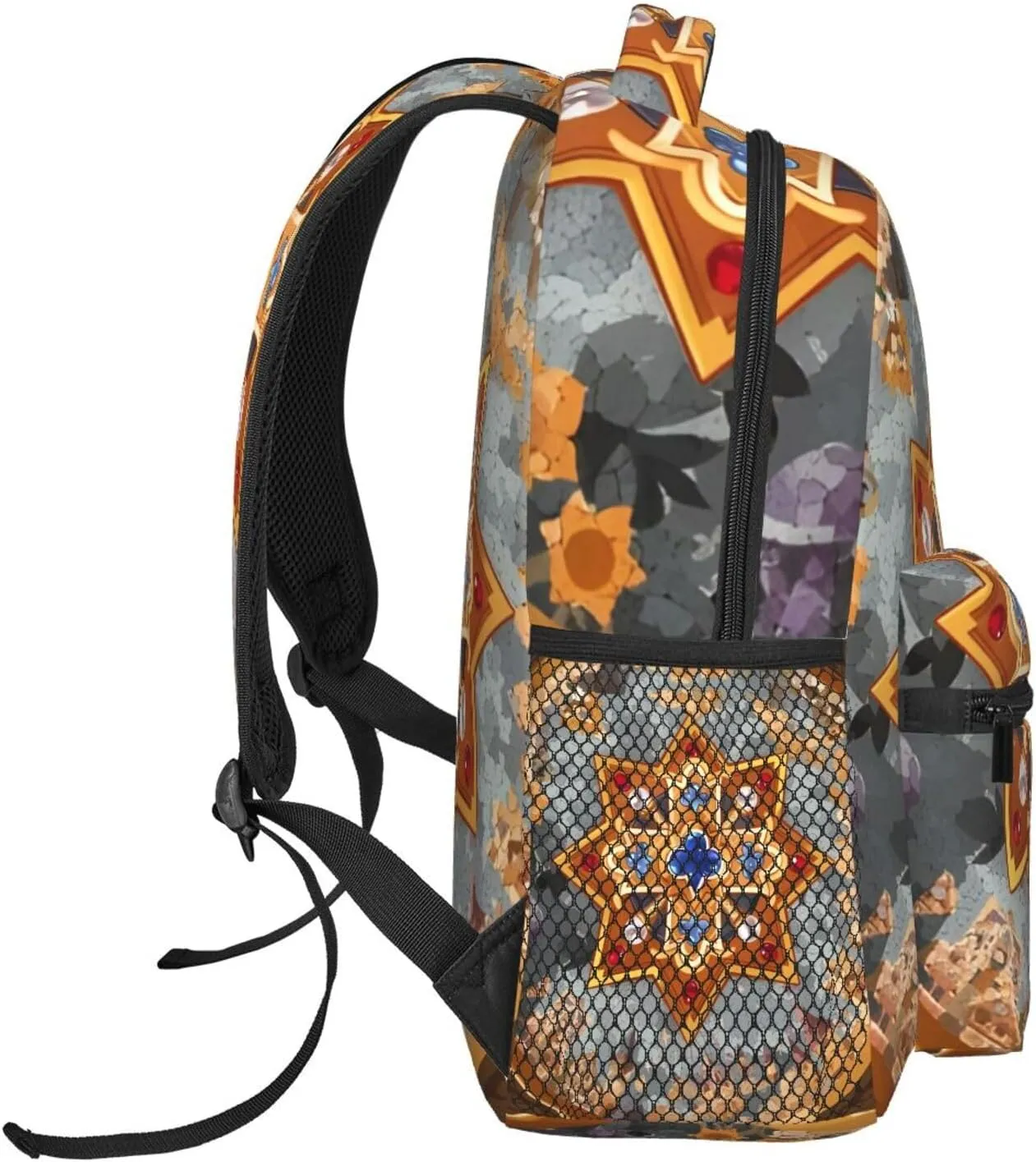Cookie Run Kingdom Shadow Milk Cookie Fashion Backpack, Travel, School, Computer Bag
