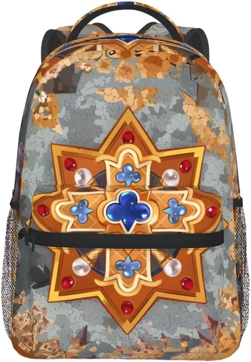 Cookie Run Kingdom Shadow Milk Cookie Fashion Backpack, Travel, School, Computer Bag