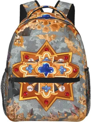 Cookie Run Kingdom Shadow Milk Cookie Fashion Backpack, Travel, School, Computer Bag